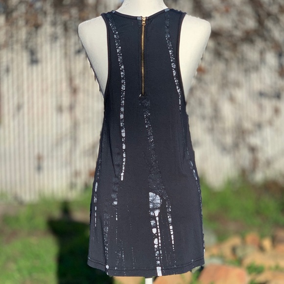 Patterson J. Kincaid Back Zip Blue Tank Top ~ Women’s Medium - Picture 2 of 5